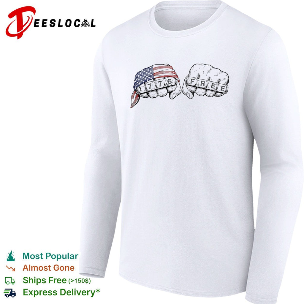1776 Free American Flag Independence Day shirt