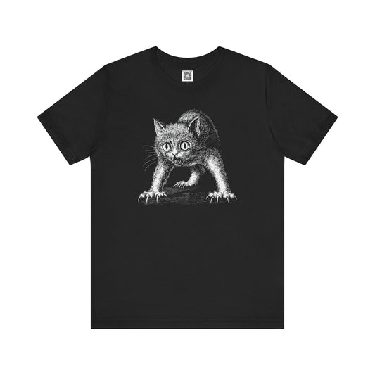 Vintage Cat Graphic T-Shirt Style001