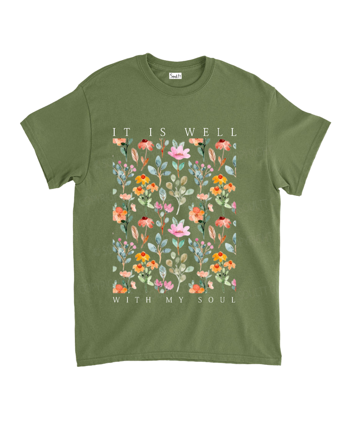 Is Well My Soul Cotton Christian Style002 T-Shirts, Hoodie, Sweatshirt