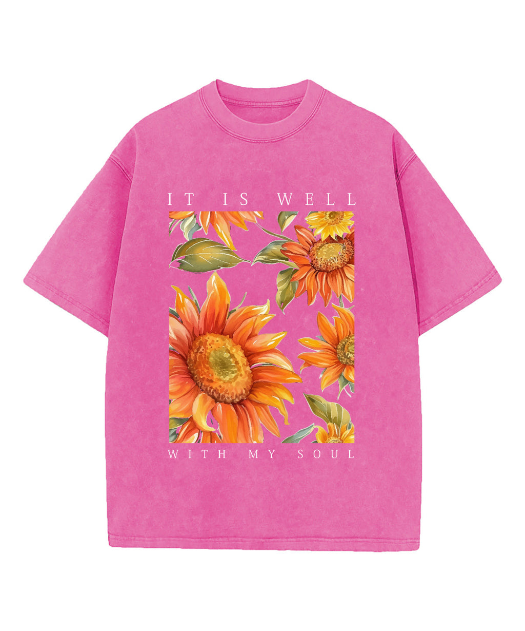 It Is Well With My Soul Washed Christian T-shirt Style010 Hoodie, Sweatshirt | CiraTrend.com (Image 4)