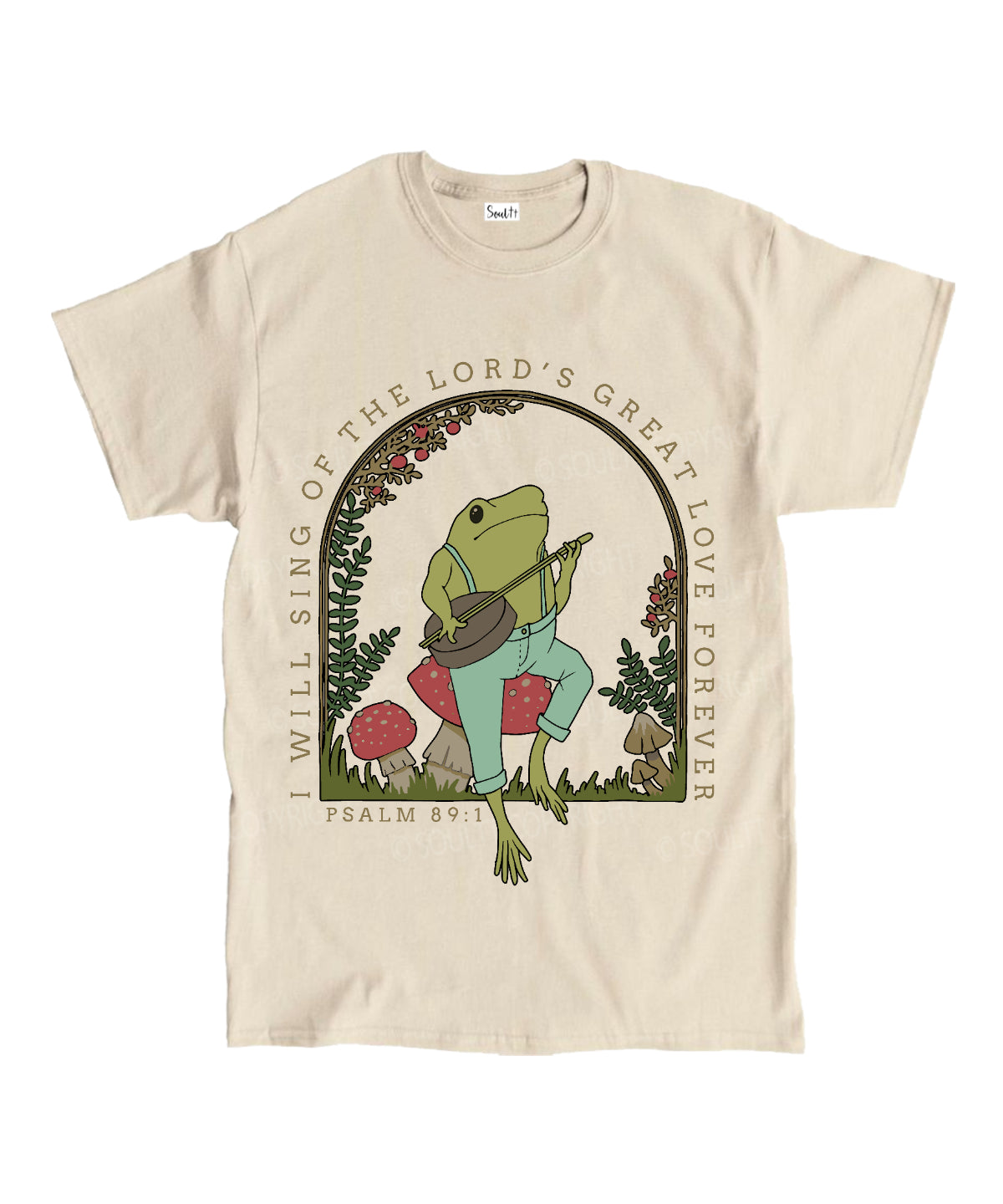 I Will Sing Of The Lord's Great Love Unisex Cotton Christian T-Shirt Hoodie, Sweatshirt | CiraTrend.com (Image 1)