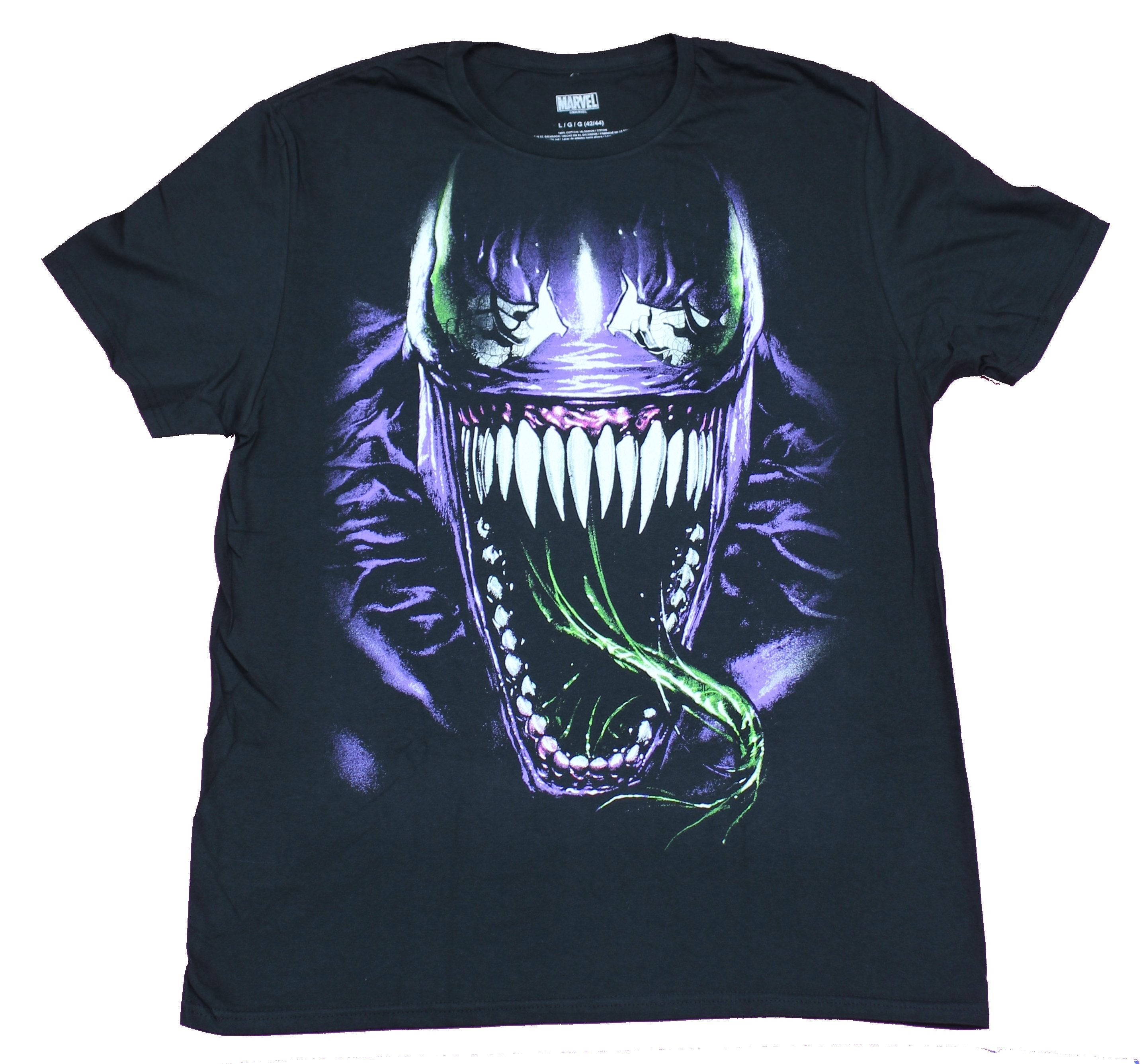 Venom Mens T-Shirt - Giant Scary Green Tongue Big Teeth Image Hoodie, Sweatshirt | CiraTrend.com