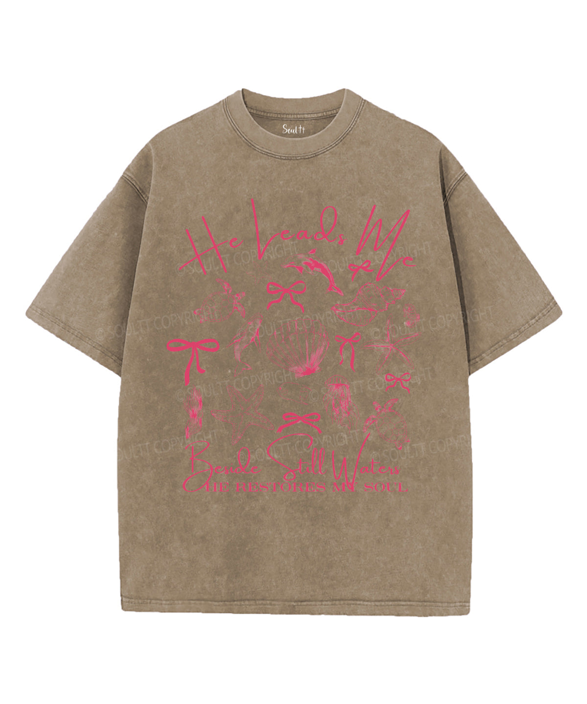 He Restores My Soul Washed Christian Style001 T-Shirts, Hoodie, Sweatshirt