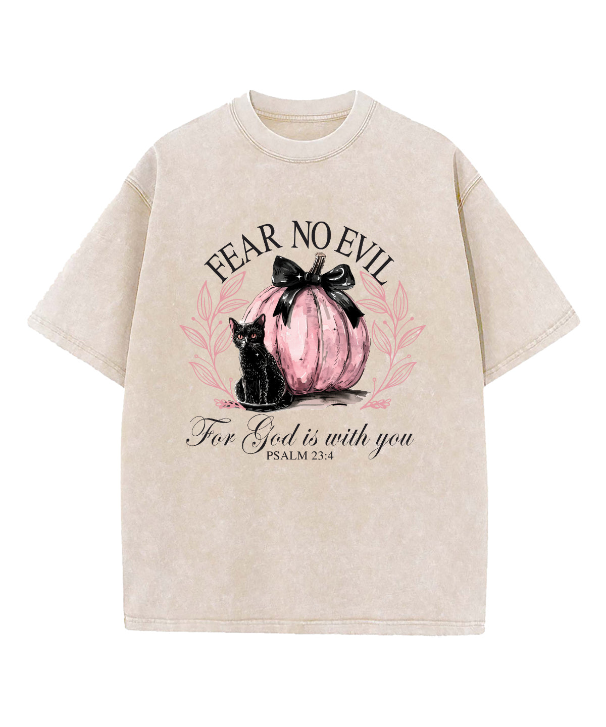 Fear No Evil Washed Christian T-shirt Hoodie, Sweatshirt | CiraTrend.com (Image 2)