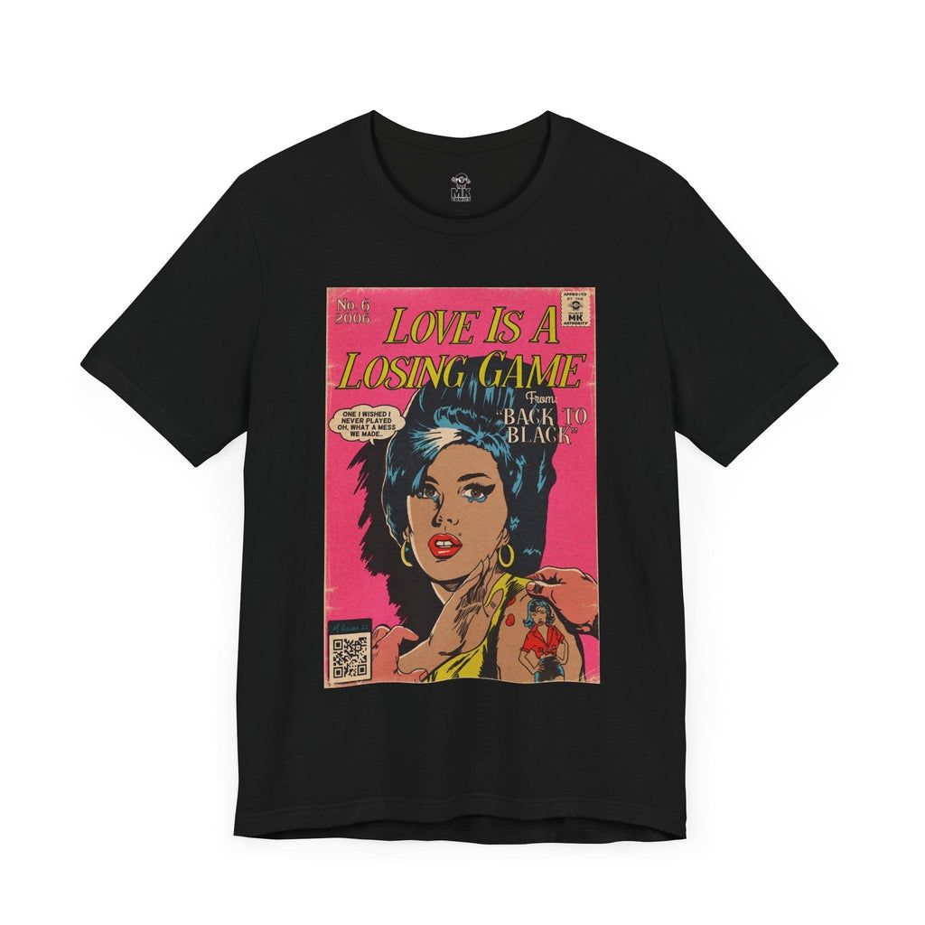 Amy Winehouse Love Is A Losing Game Mens T Shirt Hoodie, Sweatshirt | CiraTrend.com (Image 4)