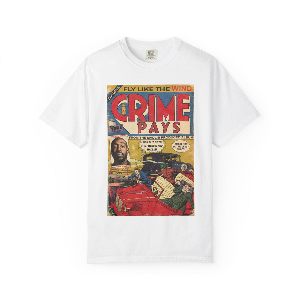 Crime Pays - Unisex Comfort Colors T-shirt Hoodie, Sweatshirt | CiraTrend.com (Image 2)