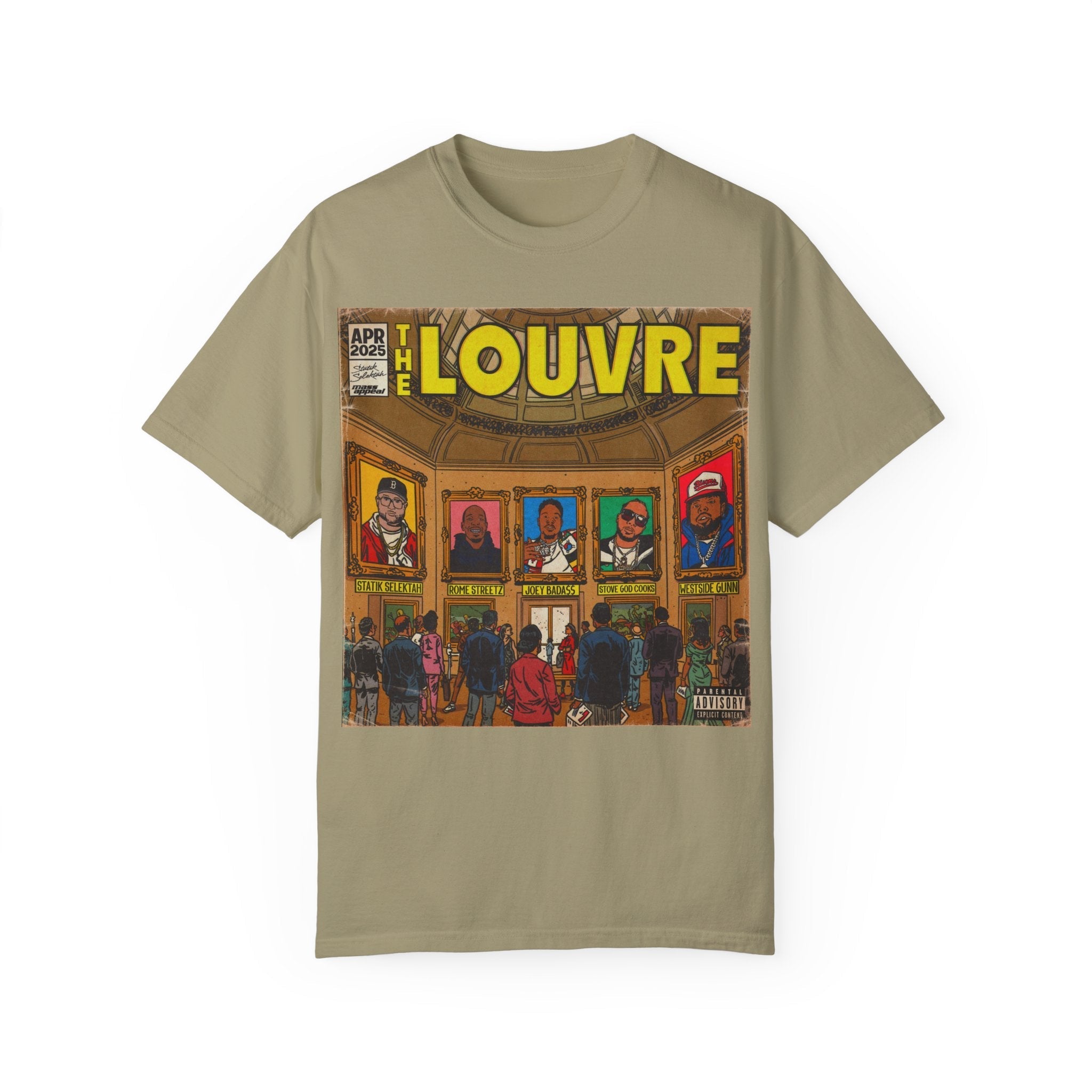 The Louvre - Statik Selektah & MK Collab - Unisex Comfort Colors T-shirt Hoodie, Sweatshirt | CiraTrend.com (Image 5)