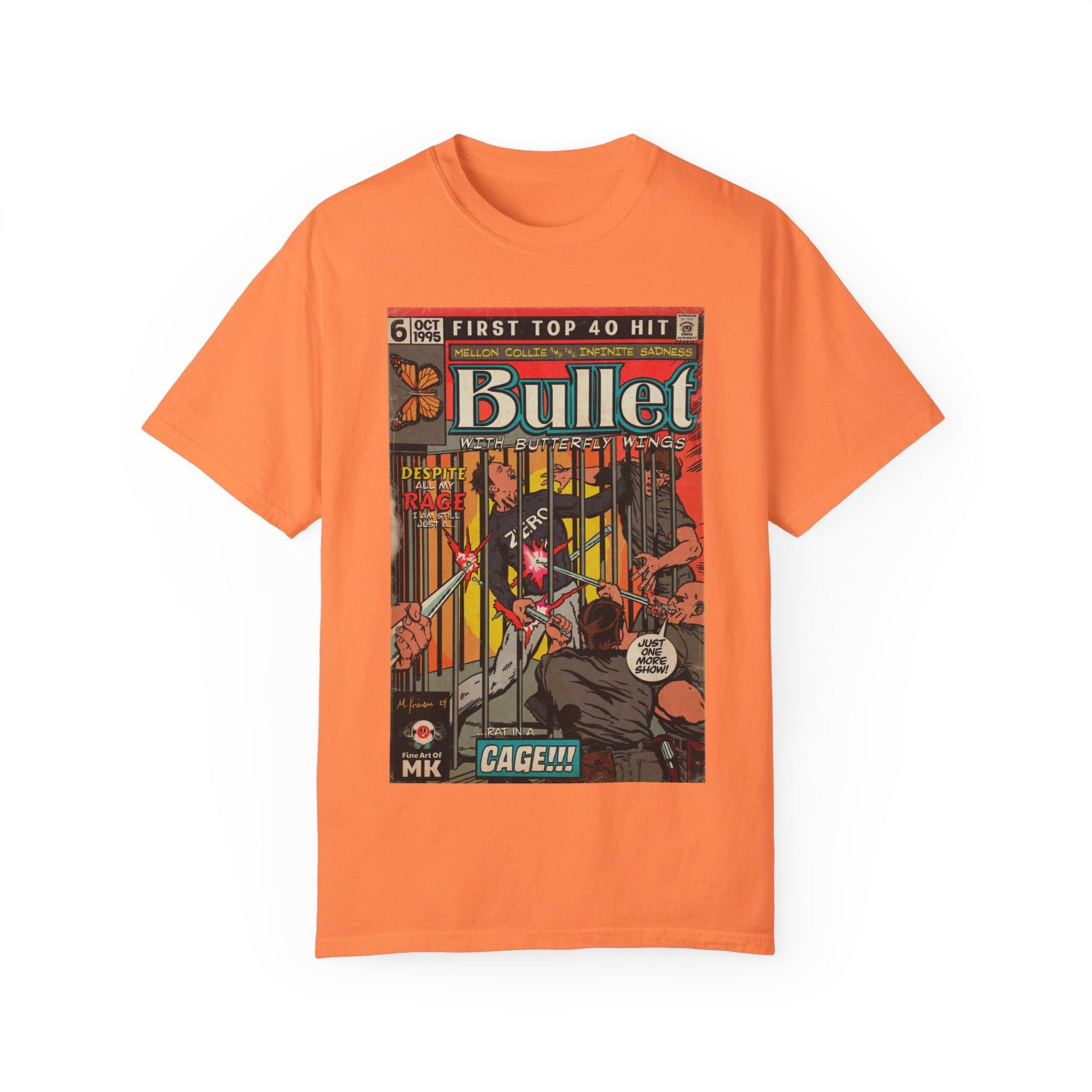 Bullet With Butterfly Wings - Unisex Comfort Colors T-shirt Hoodie, Sweatshirt | CiraTrend.com (Image 5)