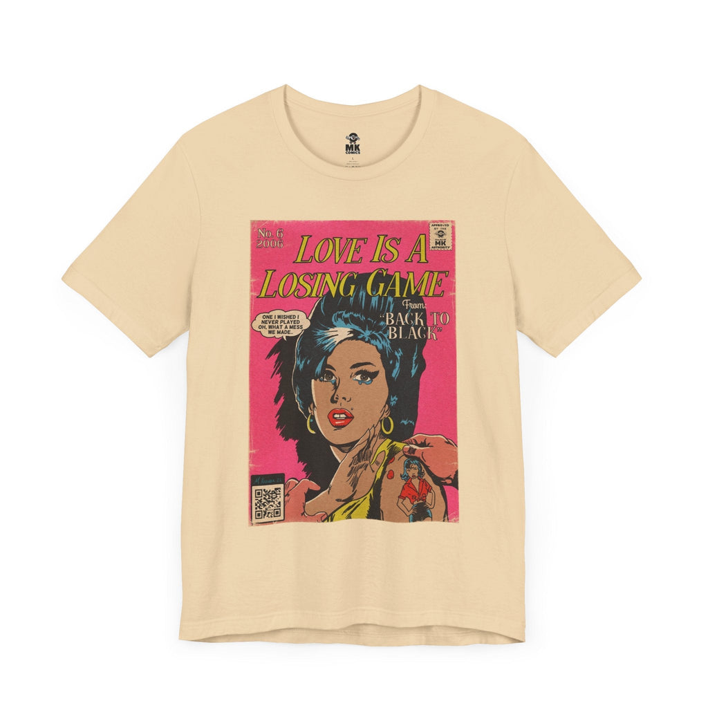 Amy Winehouse Love Is A Losing Game Mens T Shirt Hoodie, Sweatshirt | CiraTrend.com (Image 3)
