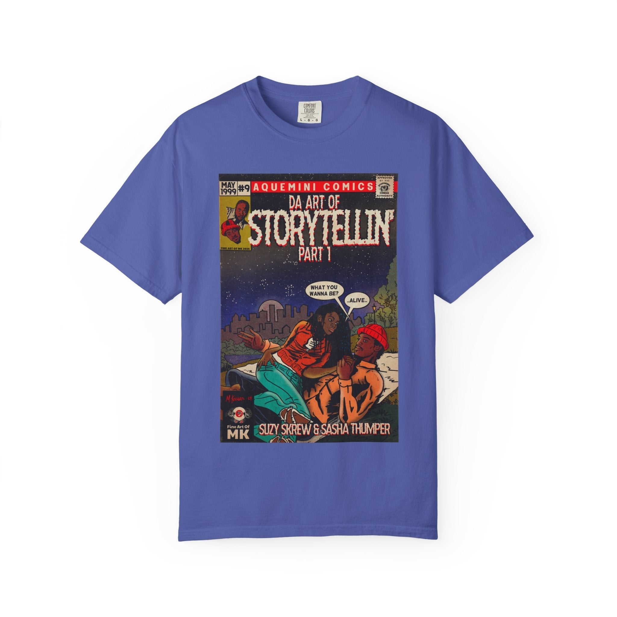 Da Art of StorytellinÃ¢â‚¬â„¢ Part 1 - Unisex Comfort Colors T-shirt Hoodie, Sweatshirt | CiraTrend.com (Image 3)