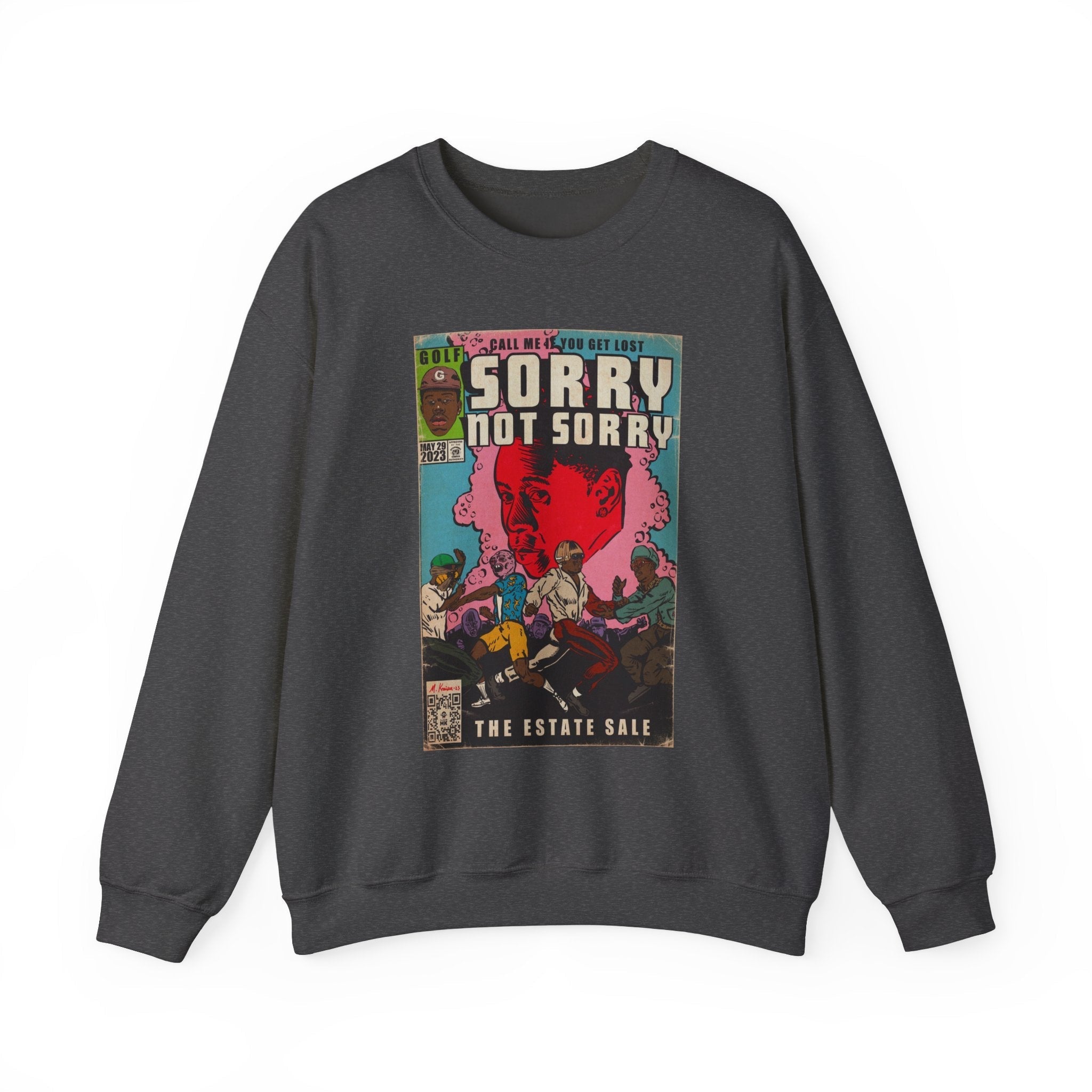 Tyler - Sorry Not Sorry - Unisex Heavy BlendÃ¢â€žÂ¢ Crewneck Sweatshirt T-Shirts, Hoodie | CiraTrend.com (Image 4)