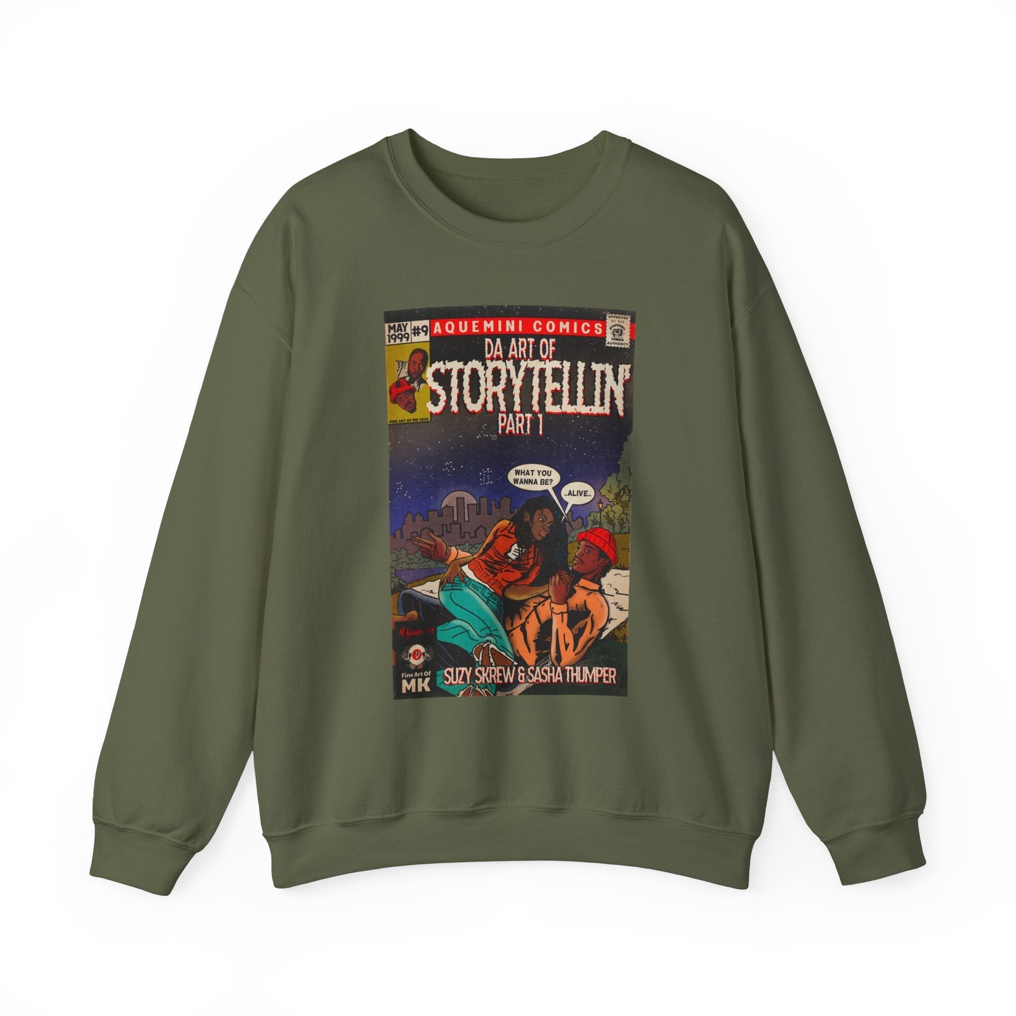 Da Art of StorytellinÃ¢â‚¬â„¢ Part 1 - Unisex Heavy BlendÃ¢â€žÂ¢ Crewneck Sweatshirt T-Shirts, Hoodie (Image 3)