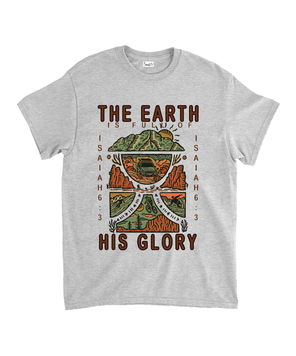 The Earth Is Full Of His Glory Unisex Cotton Christian T-Shirt Style003 Hoodie, Sweatshirt | CiraTrend.com (Image 4)