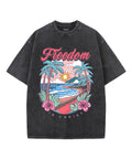 Freedom In Christ Unisex Washed Christian T-shirt Style001 Hoodie, Sweatshirt | CiraTrend.com (Image 1)