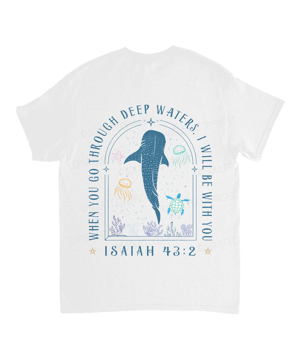 I Will Be With You Double Sided Unisex Cotton Christian T-Shirt Style007 Hoodie, Sweatshirt | CiraTrend.com (Image 3)