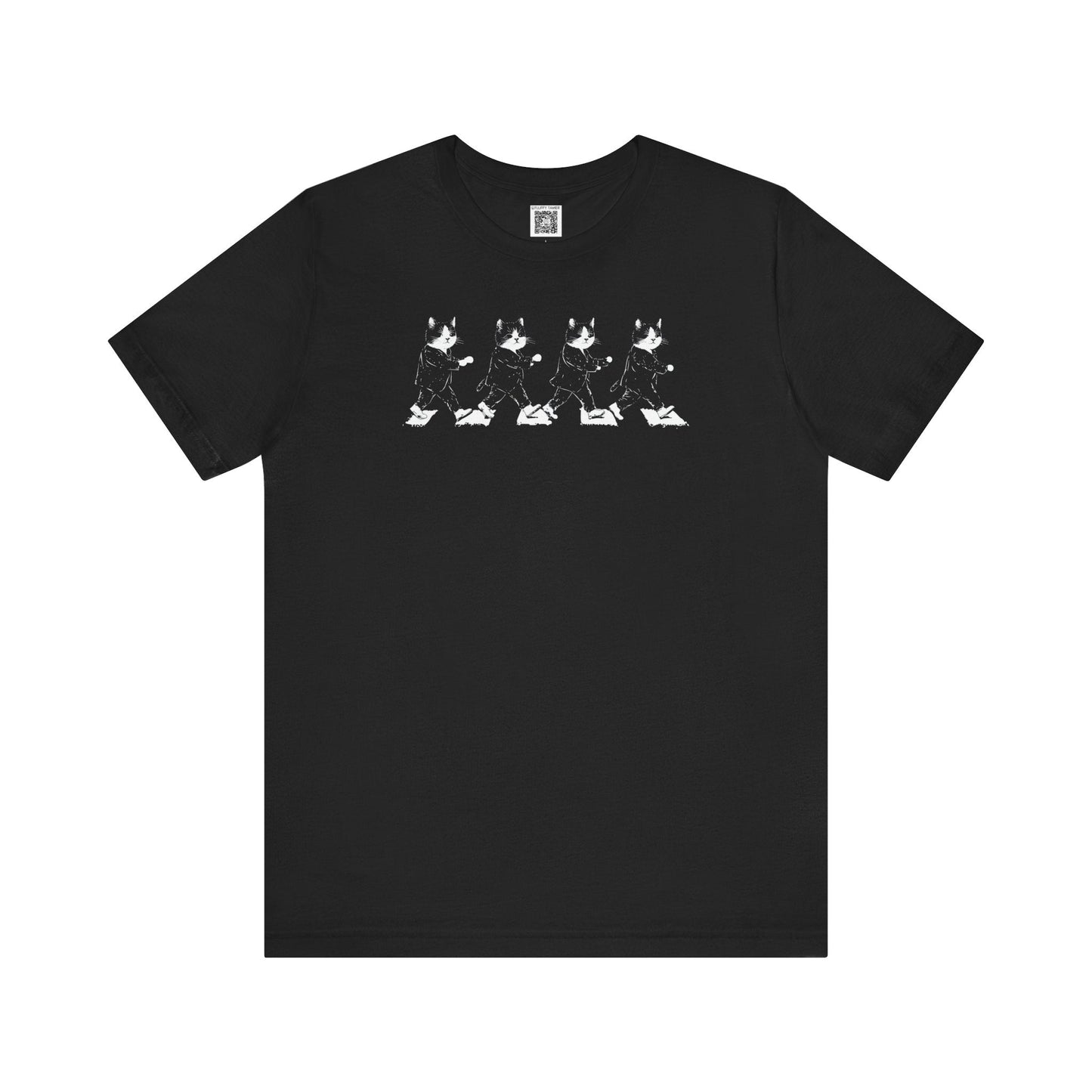 Playful Cat Graphic Tee Style021