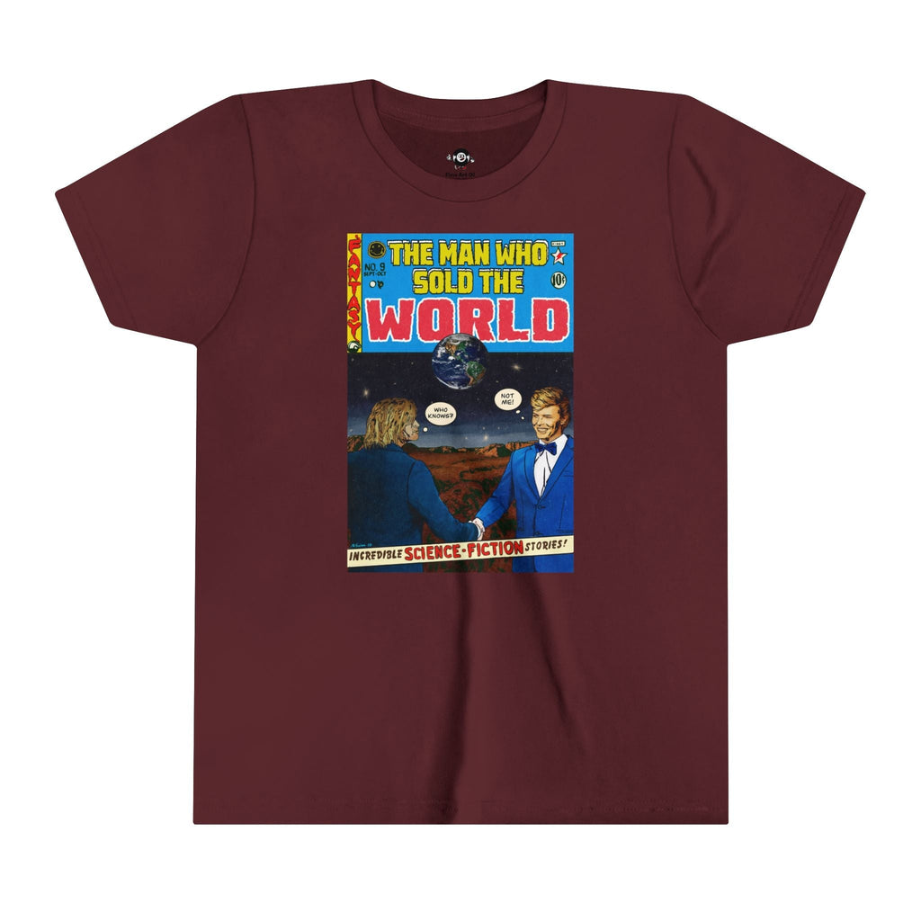 Cobain & Bowie Man Who Wold World Short Sleeve T-Shirts, Hoodie, Sweatshirt