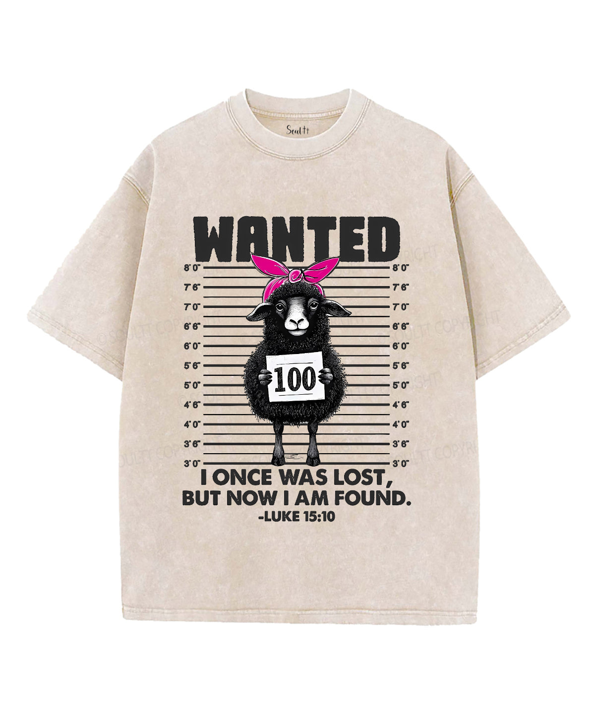 Wanted Unisex Washed Christian T-shirt Hoodie, Sweatshirt | CiraTrend.com (Image 2)