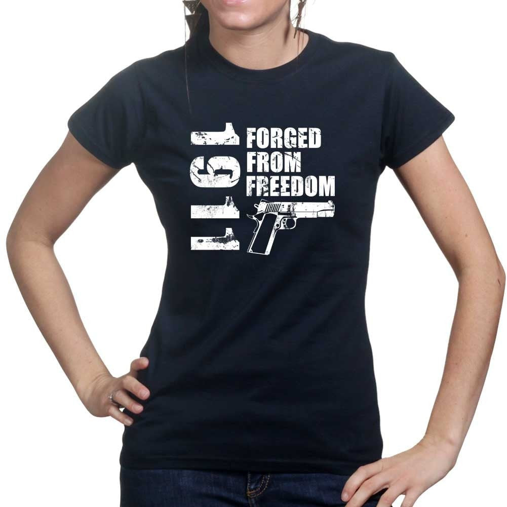 1911 Forged From Freedom Ladies T-shirt