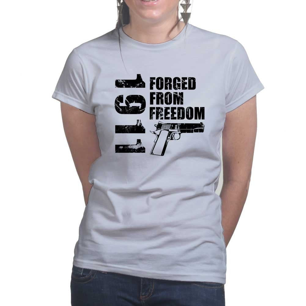 1911 Forged From Freedom Ladies T-shirt