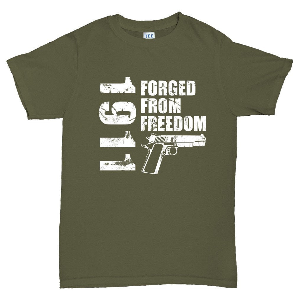 1911 Forged From Freedom Mens T-shirt Style001