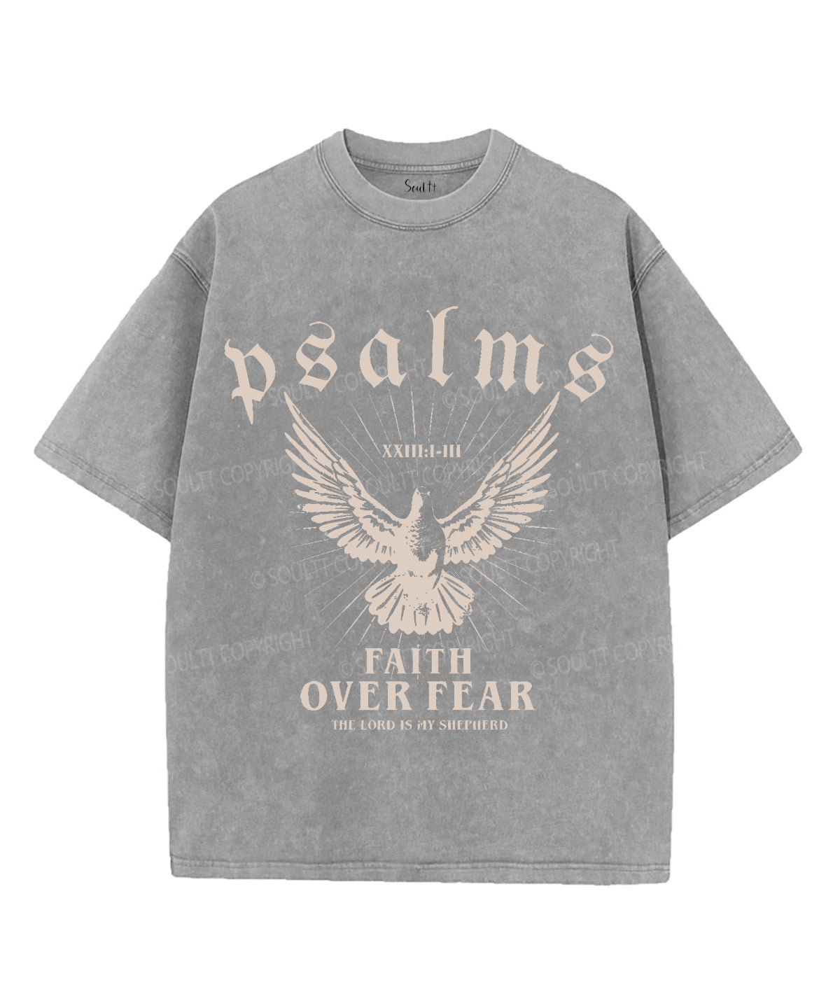 Faith Over Fear Washed Christian Style001 T-Shirts, Hoodie, Sweatshirt