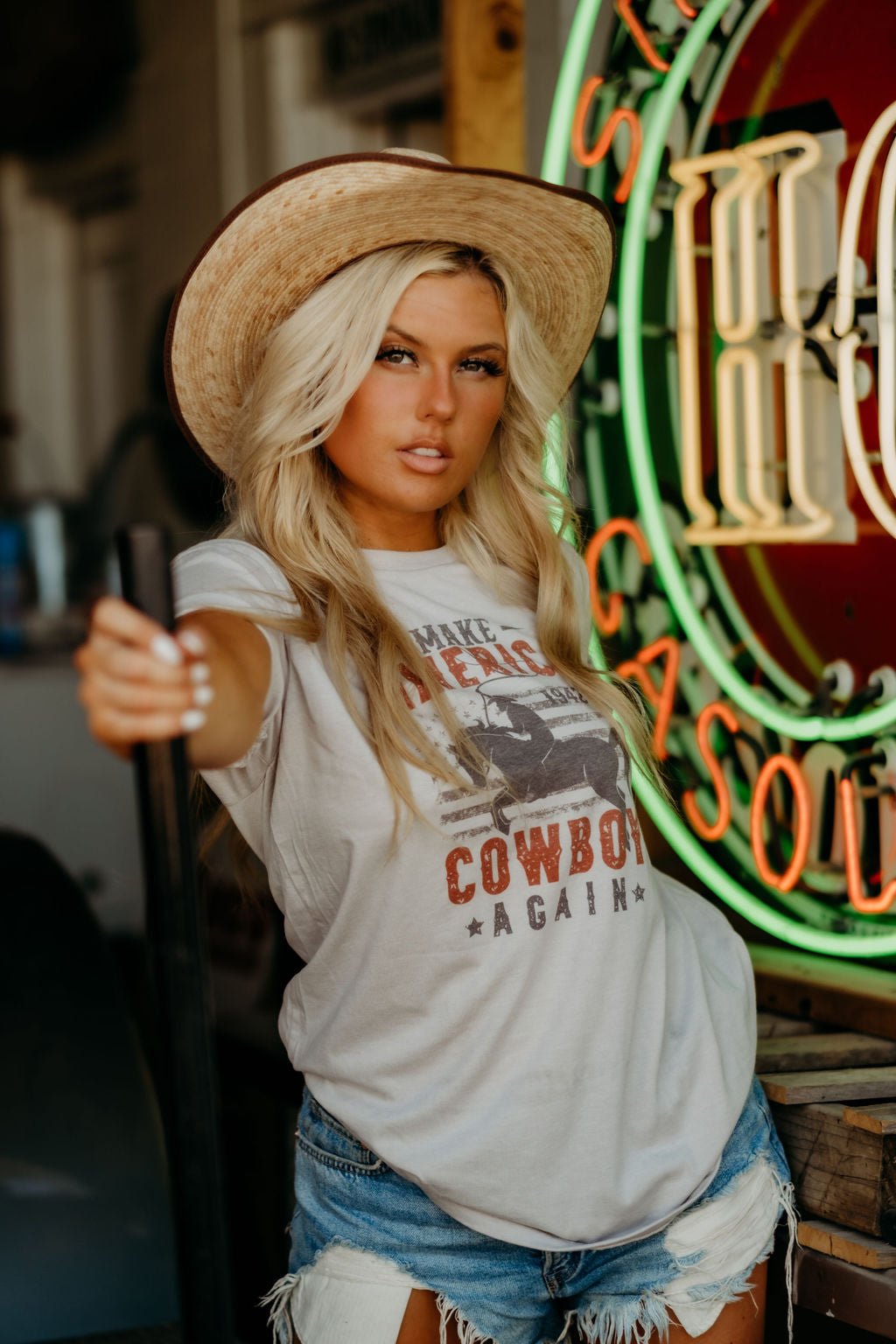 1942 America Cowboy Graphic Tee Shirt Hoodie, Sweatshirt | CiraTrend.com (Image 2)