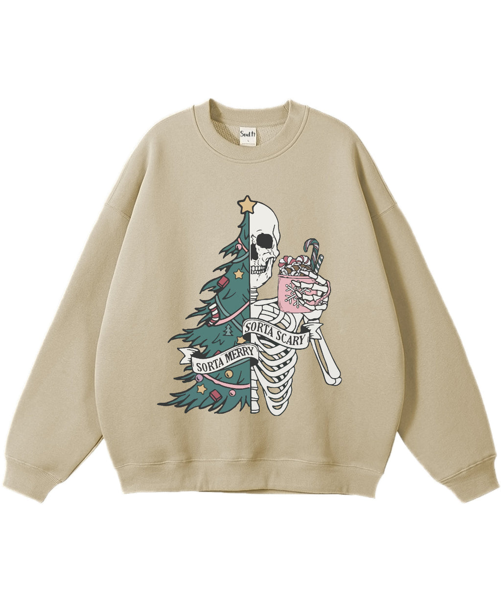 Sorta Merry Sorta Scary Cotton Christian Sweatshirt T-Shirts, Hoodie | CiraTrend.com (Image 5)