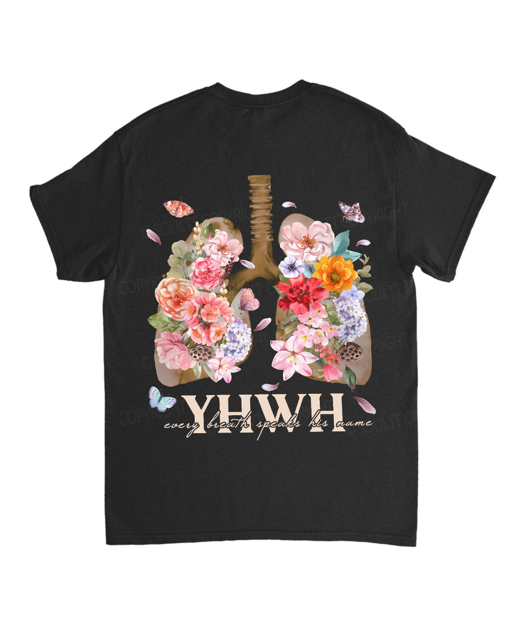 Every Breath Speaks His Name Double Sided Cotton Christian Style004 T-Shirts, Hoodie, Sweatshirt