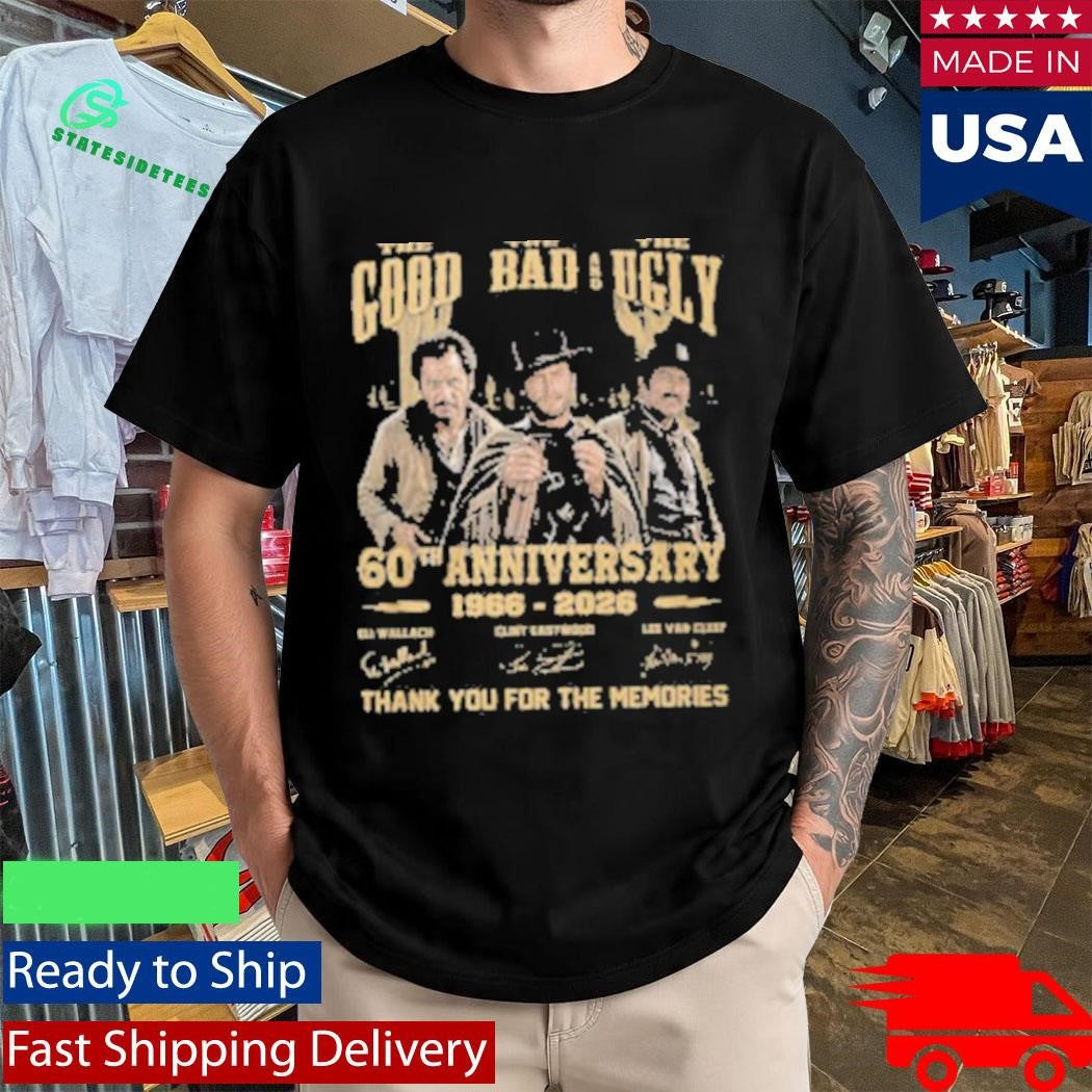 1966-2026 Anniversary The Good The Bad And The Ugly Shirt