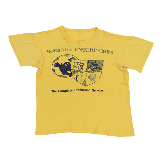 1970s The Who McManus Enterprises Crew Tour Shirt Style001