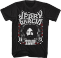 Black 1973 Tour Jerry Garcia T-Shirt Hoodie, Sweatshirt | CiraTrend.com (Image 1)