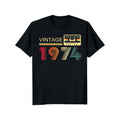 1974 Vintage Limited Edition Men'S T-Shirt - 100% Cotton Knit Fabric, Adult Crew Neck Regular Fit, All-Season Short...
