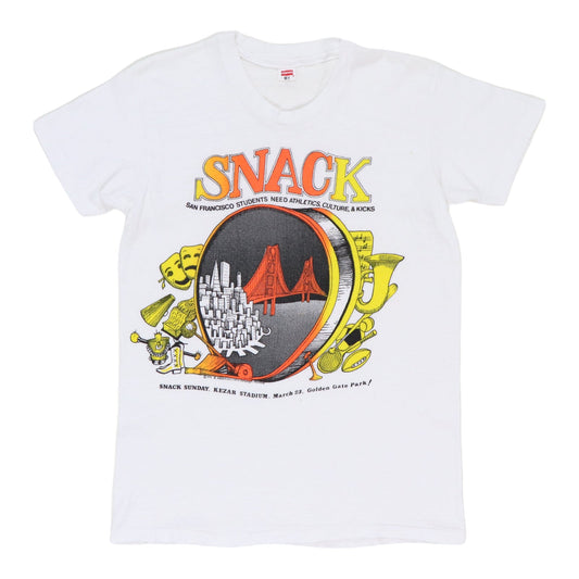 1975 Bill Graham Snack Charity Concert Shirt Style002