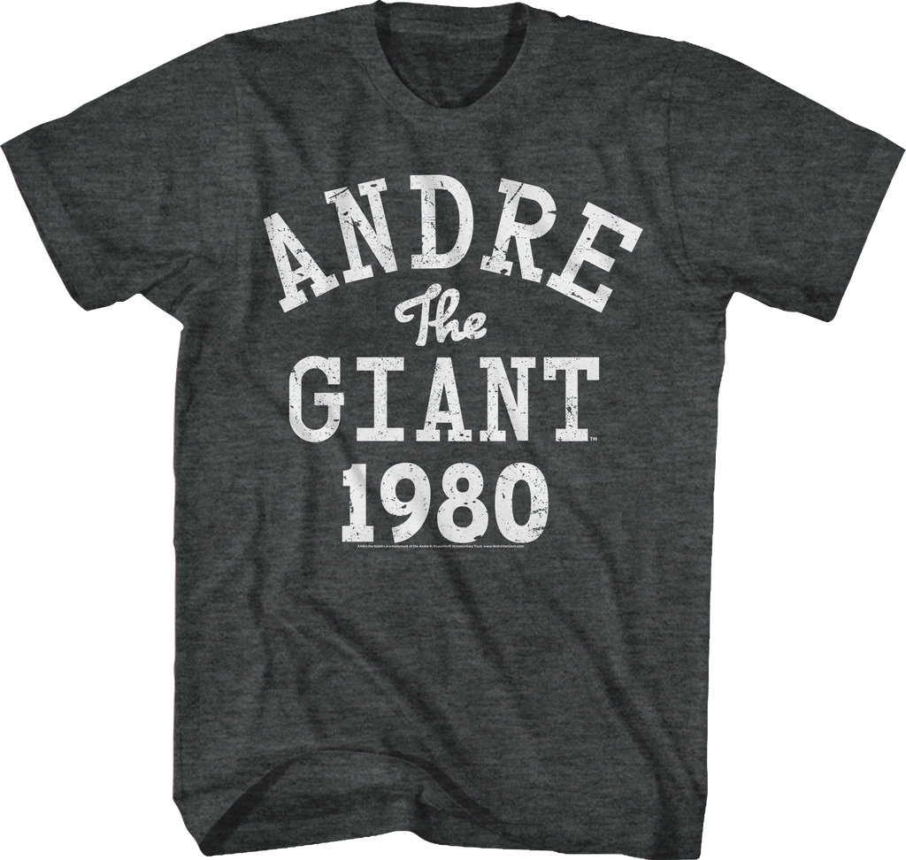 1980 Andre The Giant T-Shirt Hoodie, Sweatshirt | CiraTrend.com (Image 1)