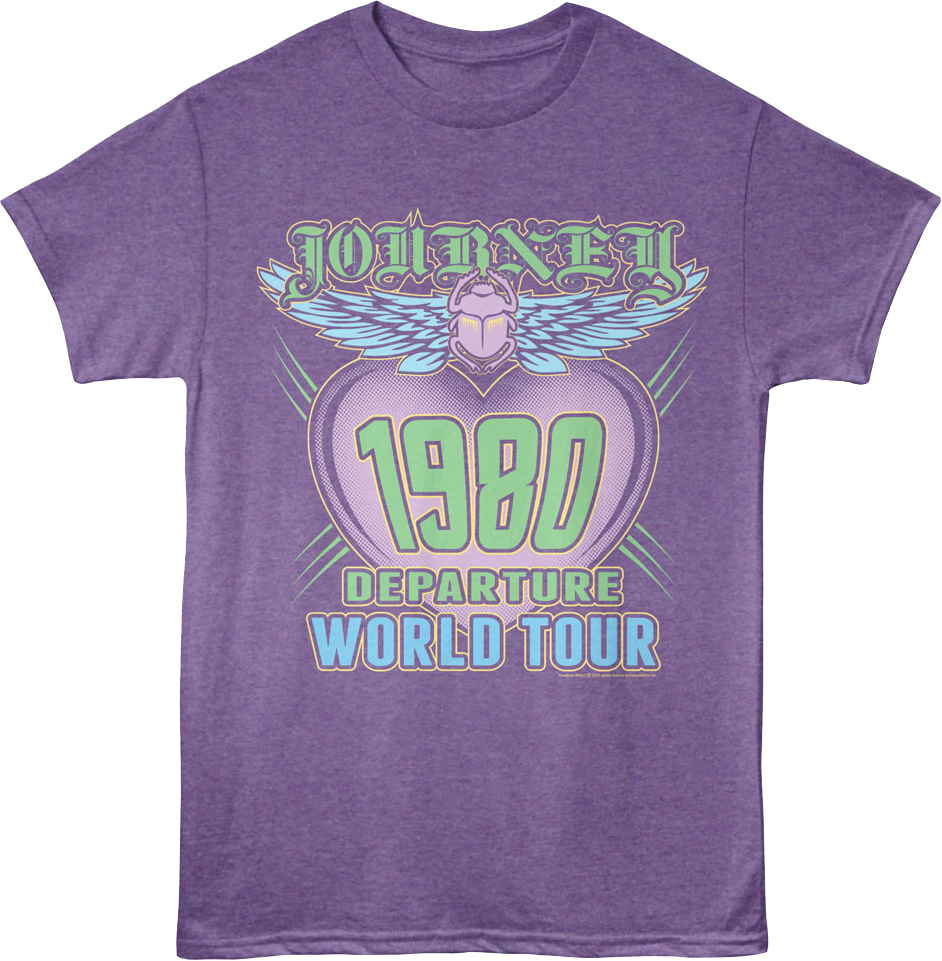 1980 Departure World Tour Journey T-Shirt Hoodie, Sweatshirt | CiraTrend.com (Image 1)