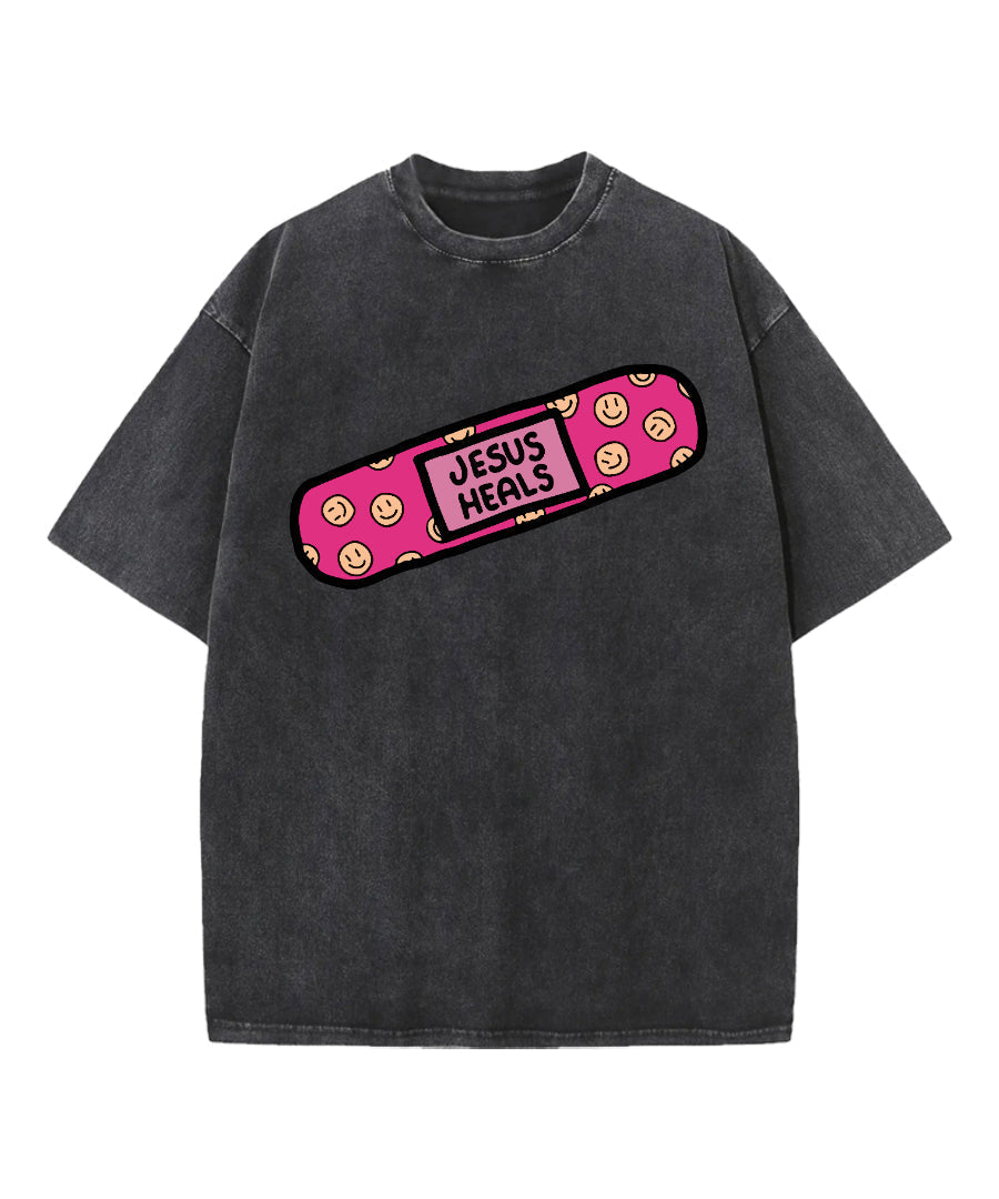 Jesus Heals Washed Christian T-shirt Style002 Hoodie, Sweatshirt | CiraTrend.com (Image 2)