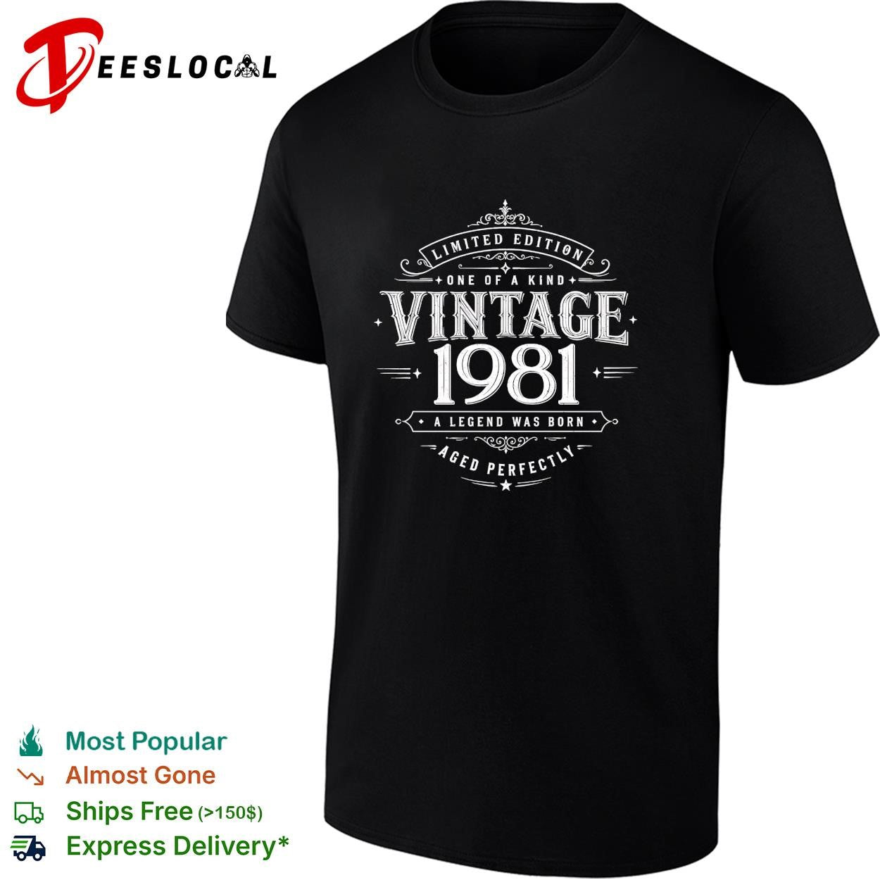 1981 Vintage limited edition shirt