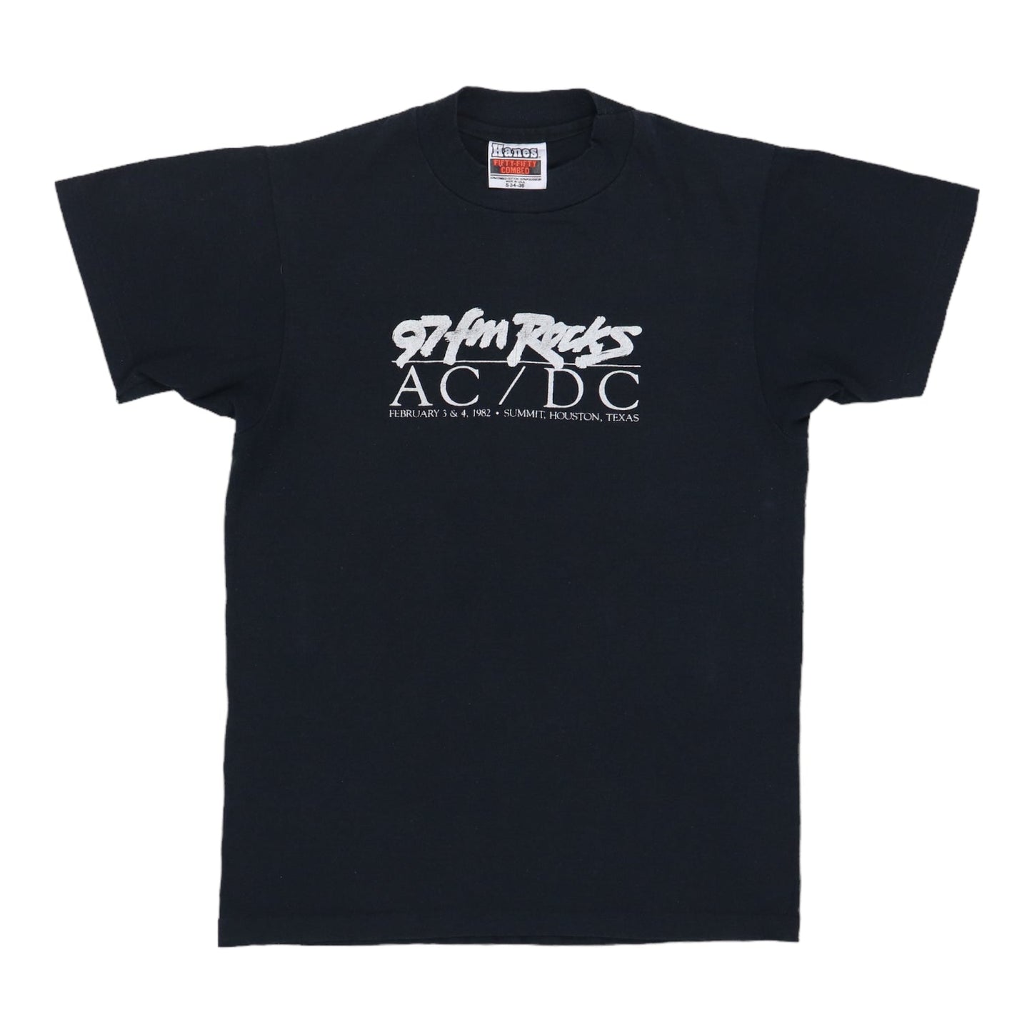 1982 ACDC Houston Texas Concert Shirt Style001