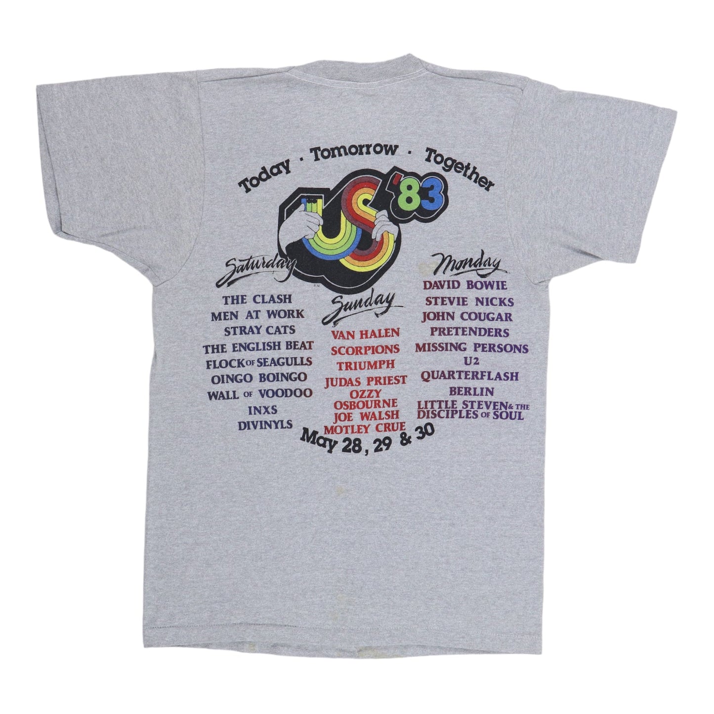 1983 Us Festival Concert Shirt Style008