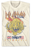 1983 Pyromania Tour Def Leppard T-Shirt Hoodie, Sweatshirt | CiraTrend.com