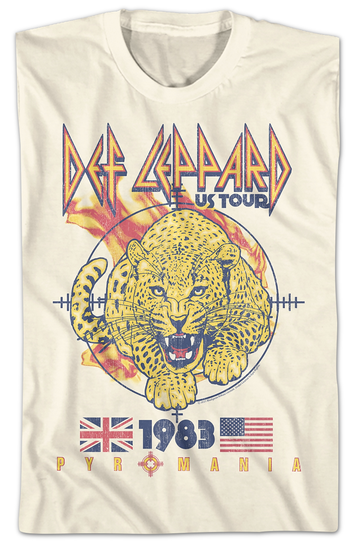 1983 Pyromania Tour Def Leppard T-Shirt Hoodie, Sweatshirt | CiraTrend.com