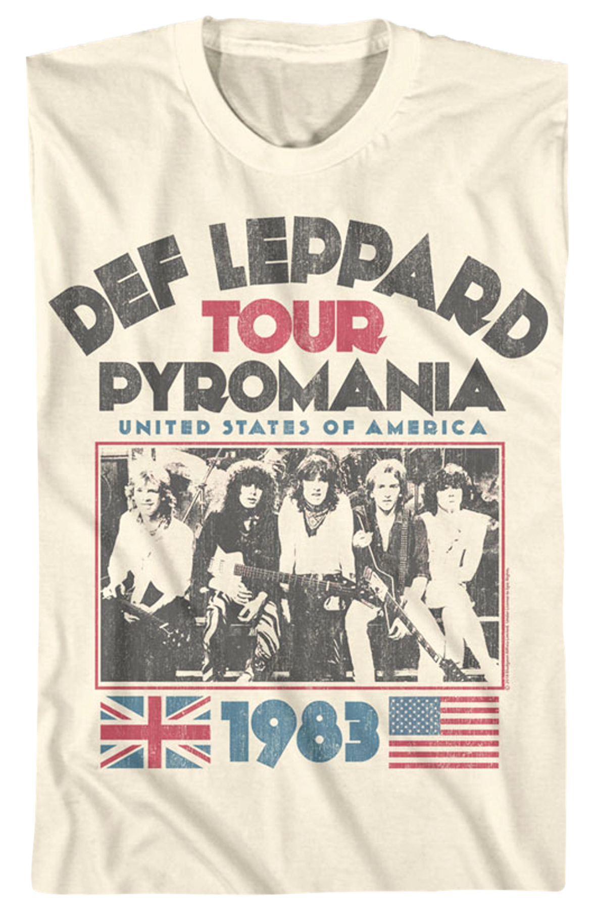 1983 Tour Def Leppard T-Shirt Hoodie, Sweatshirt | CiraTrend.com (Image 2)