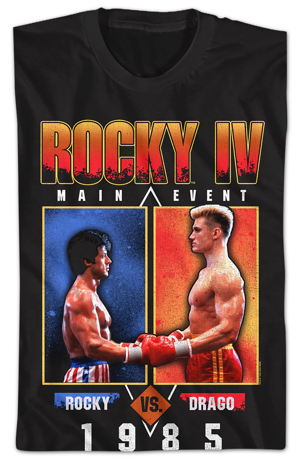 1985 Main Event Rocky vs Drago Rocky IV T-Shirt Hoodie, Sweatshirt | CiraTrend.com (Image 2)