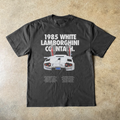 '1985 LAMBORGHINI COUNTACH' HEAVYWEIGHT BLACK T-SHIRT Hoodie, Sweatshirt | CiraTrend.com (Image 1)