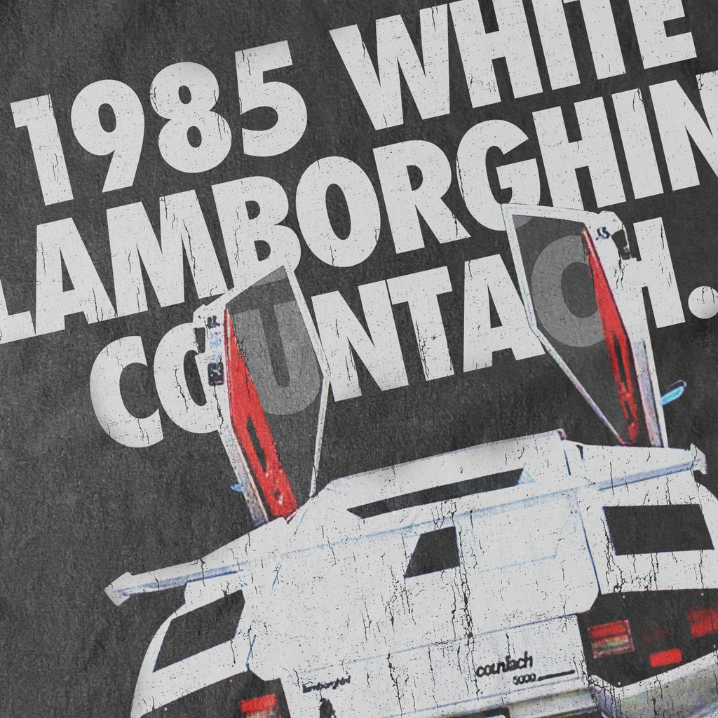 '1985 LAMBORGHINI COUNTACH' HEAVYWEIGHT BLACK T-SHIRT Hoodie, Sweatshirt | CiraTrend.com (Image 2)