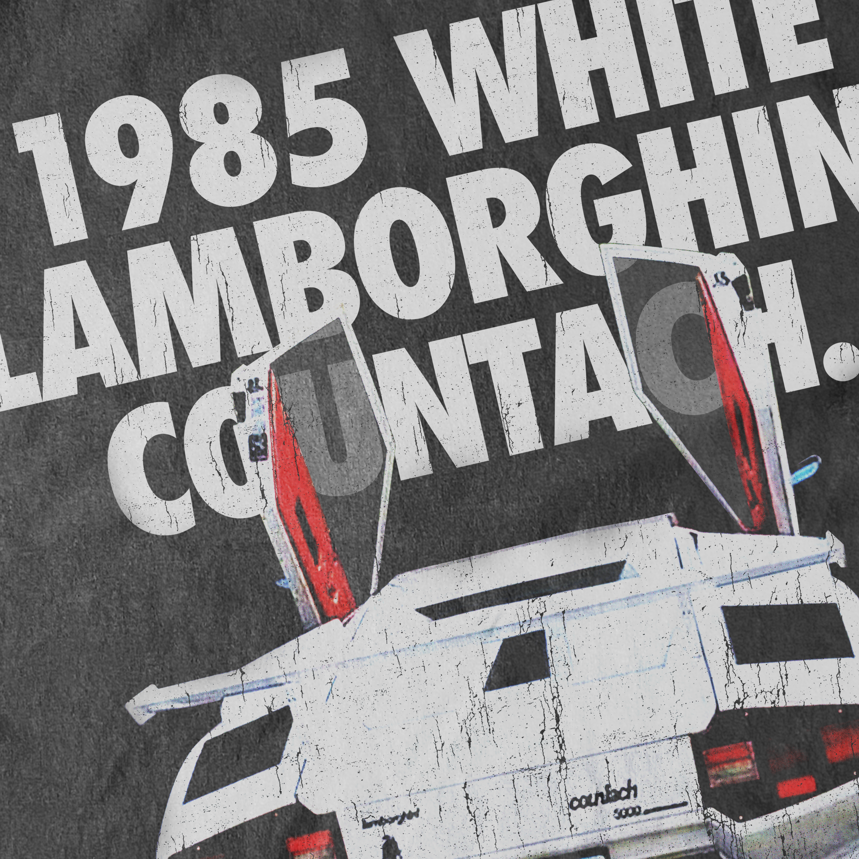 '1985 LAMBORGHINI COUNTACH' HEAVYWEIGHT BLACK T-SHIRT Hoodie, Sweatshirt | CiraTrend.com (Image 2)