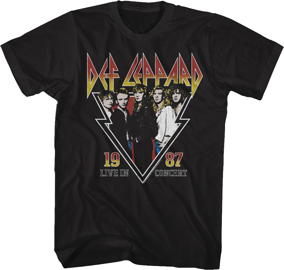 1987 Concert Def Leppard T-Shirts, Hoodie, Sweatshirt