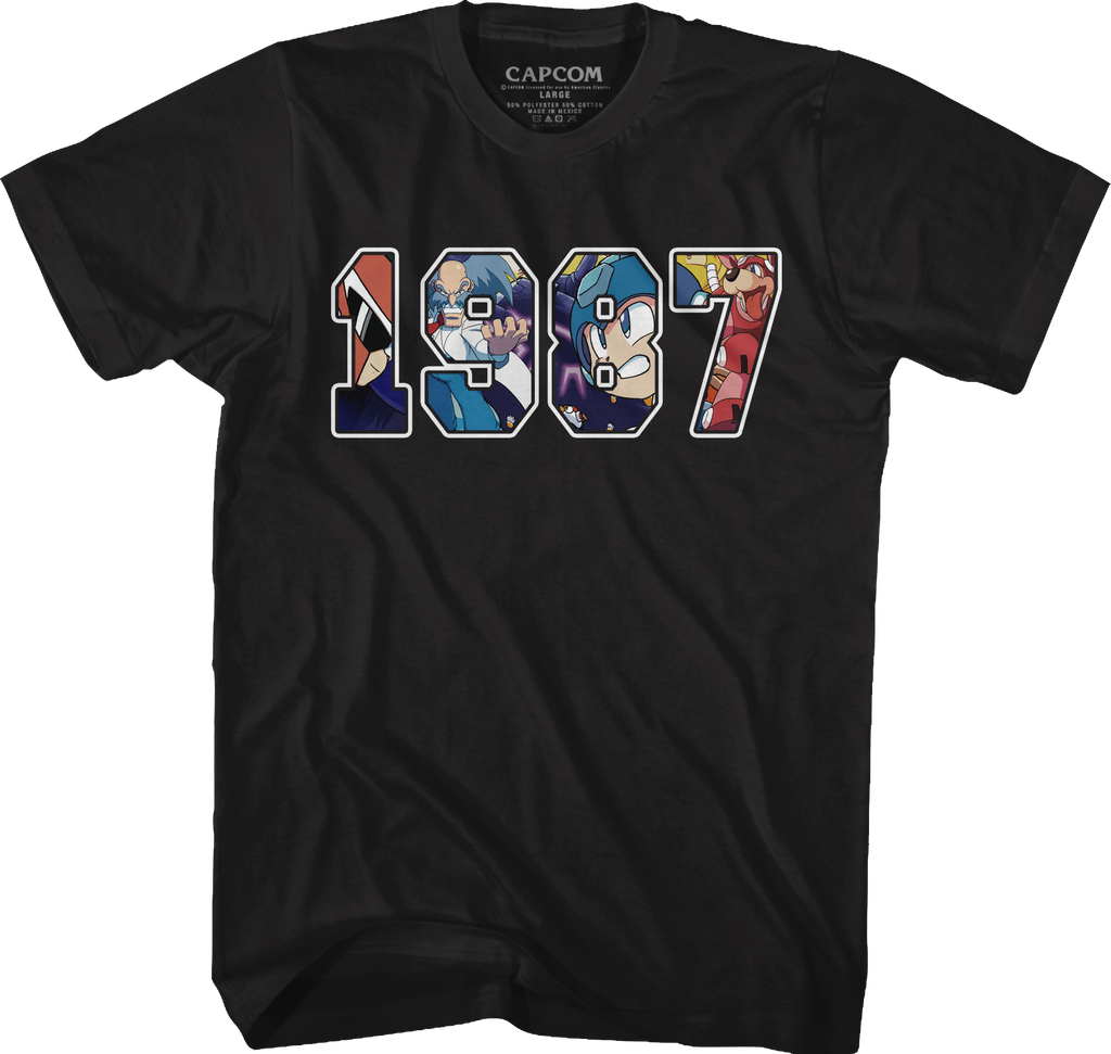 1987 Mega Man T-Shirts, Hoodie, Sweatshirt