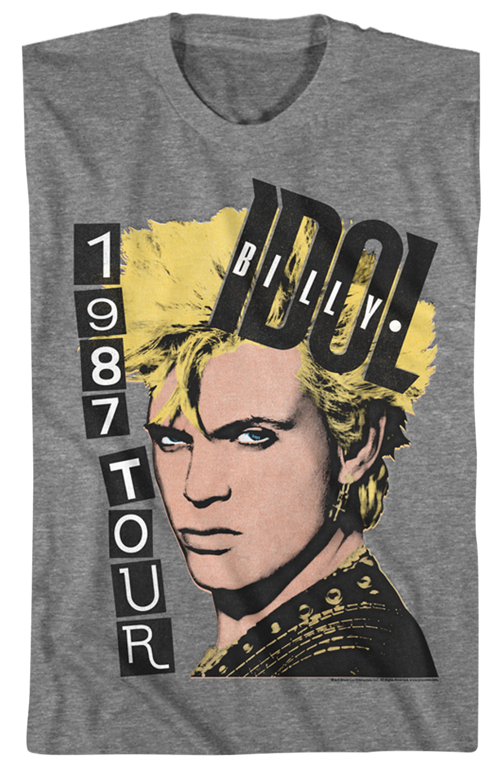 1987 Tour Billy Idol T-Shirts, Hoodie, Sweatshirt